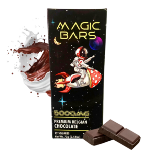 Milk Chocolate magic mushroom bars