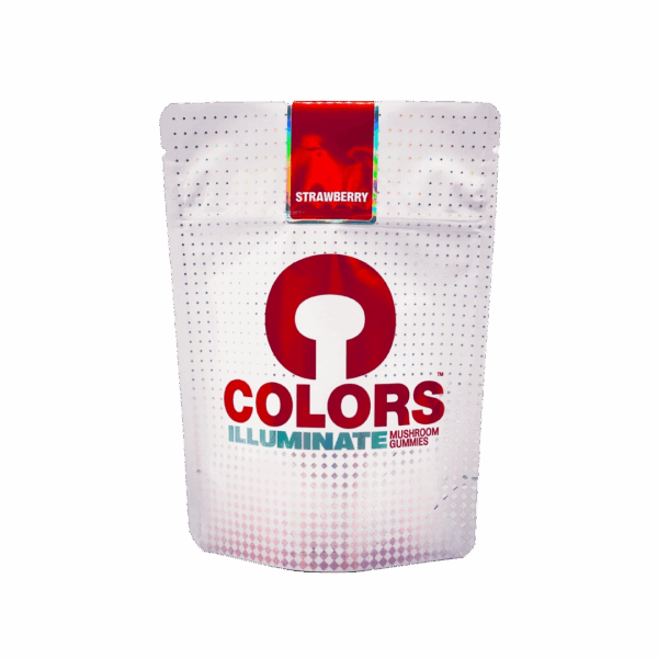 Colors Strawberry Mushroom Gummies - Shroom Shipping - The Magic Mushroom Delivery