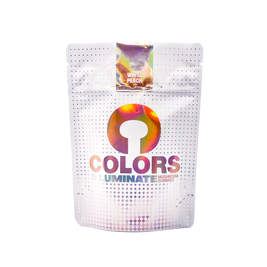 Colors Magic Mushroom Gummies <br> White Peach <br> 4 Grams