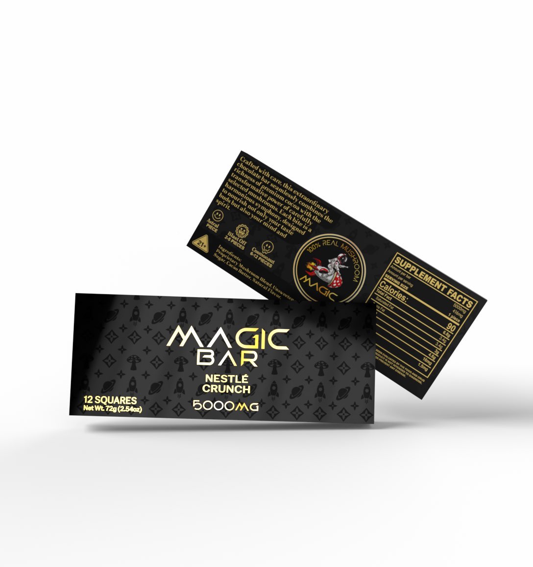 Magic Mushroom Chocolate Bar <br> 5 Grams <br> – Nestle Crunch