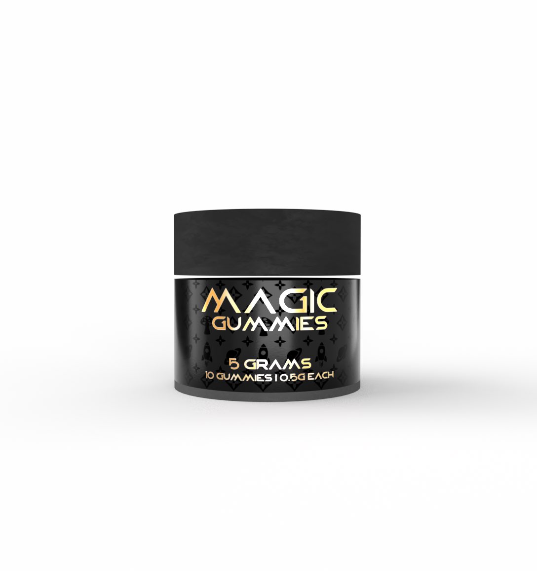 Magic Mushroom Gummies <br> Green Apple <br> 5 Grams