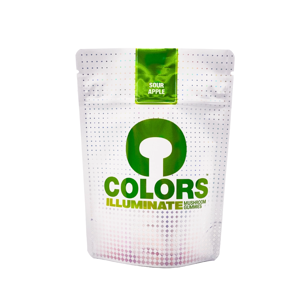 Colors Magic Mushroom Gummies <br> Sour Apple <br> 4 Grams