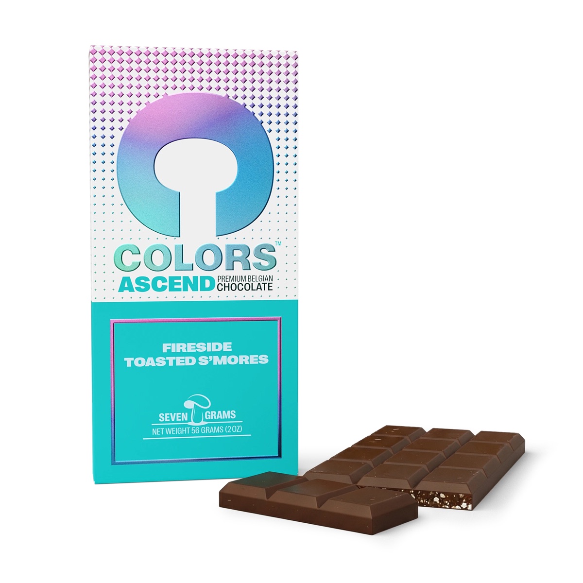 Colors Ascend Chocolate Bar Fireside Toasted S’mores 7 Grams